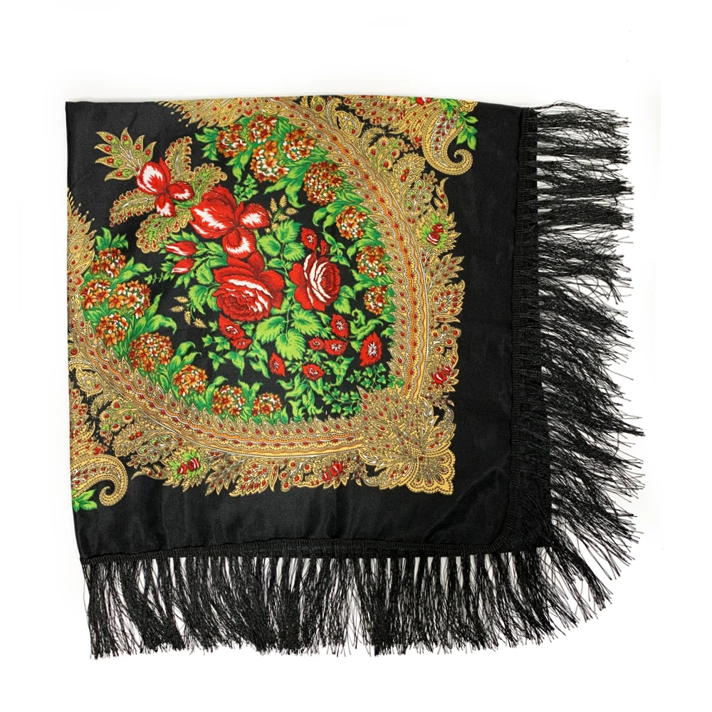130*130cm Ethnic Style Russian – Winter Ethnic Fashion For Women recenzja i cena