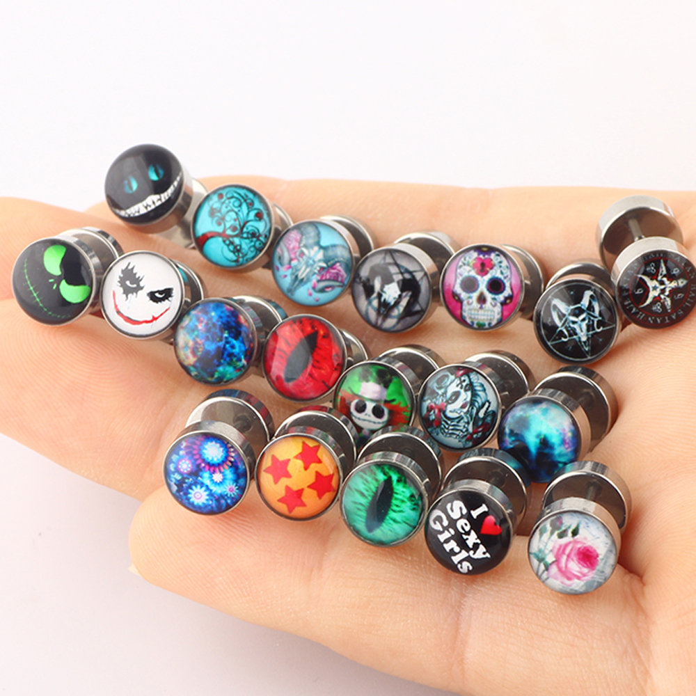 JUNLOWPY Screw Ear Studs Tragu – Ethnic Fashion Logo recenzja i cena