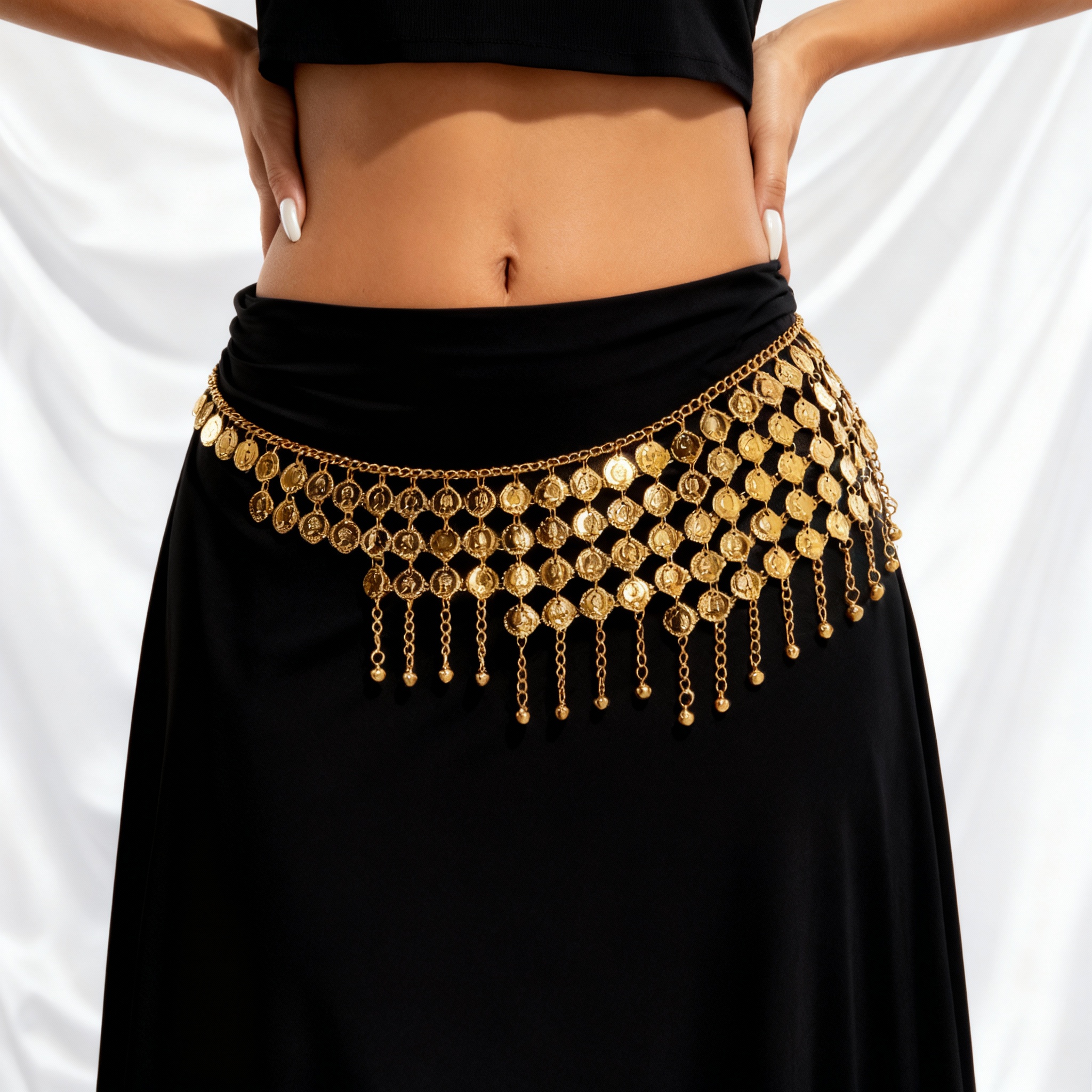 Boho Beauty Portrait Coin Bell – Ethnic Fashion Jewellery recenzja i cena