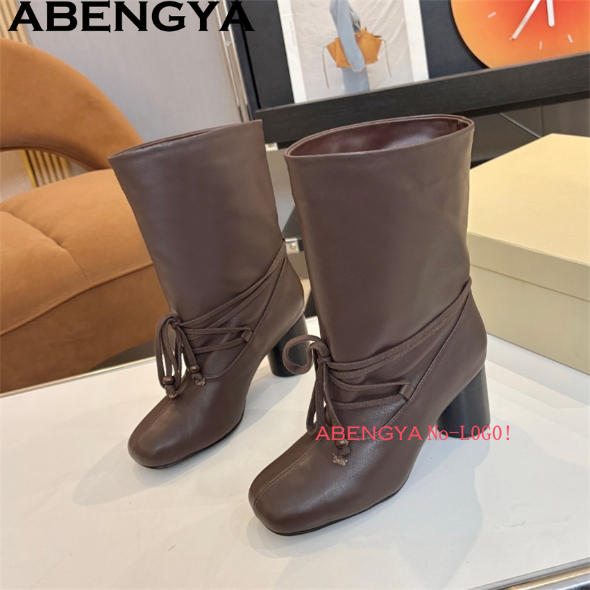 ABENGYA Chunky Heel Mid Calf B – Ethnic Fashion Week recenzja i cena