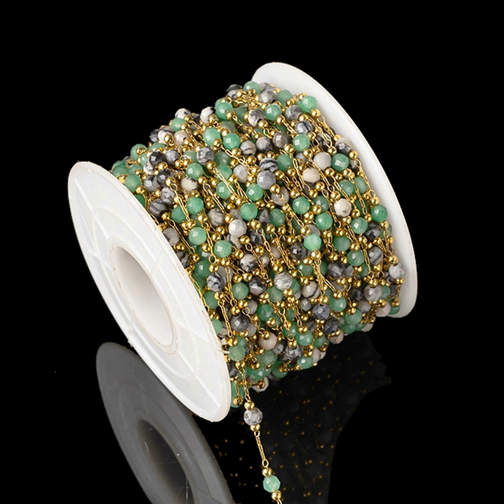 1Meter Elegant Mix Round Stone – Ethnic Fashion Jewellery recenzja i cena