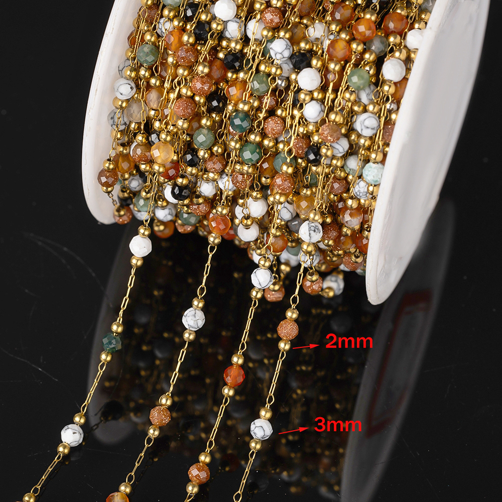 1Meter Elegant Mix Round Stone – Ethnic Fashion Jewellery recenzja i cena