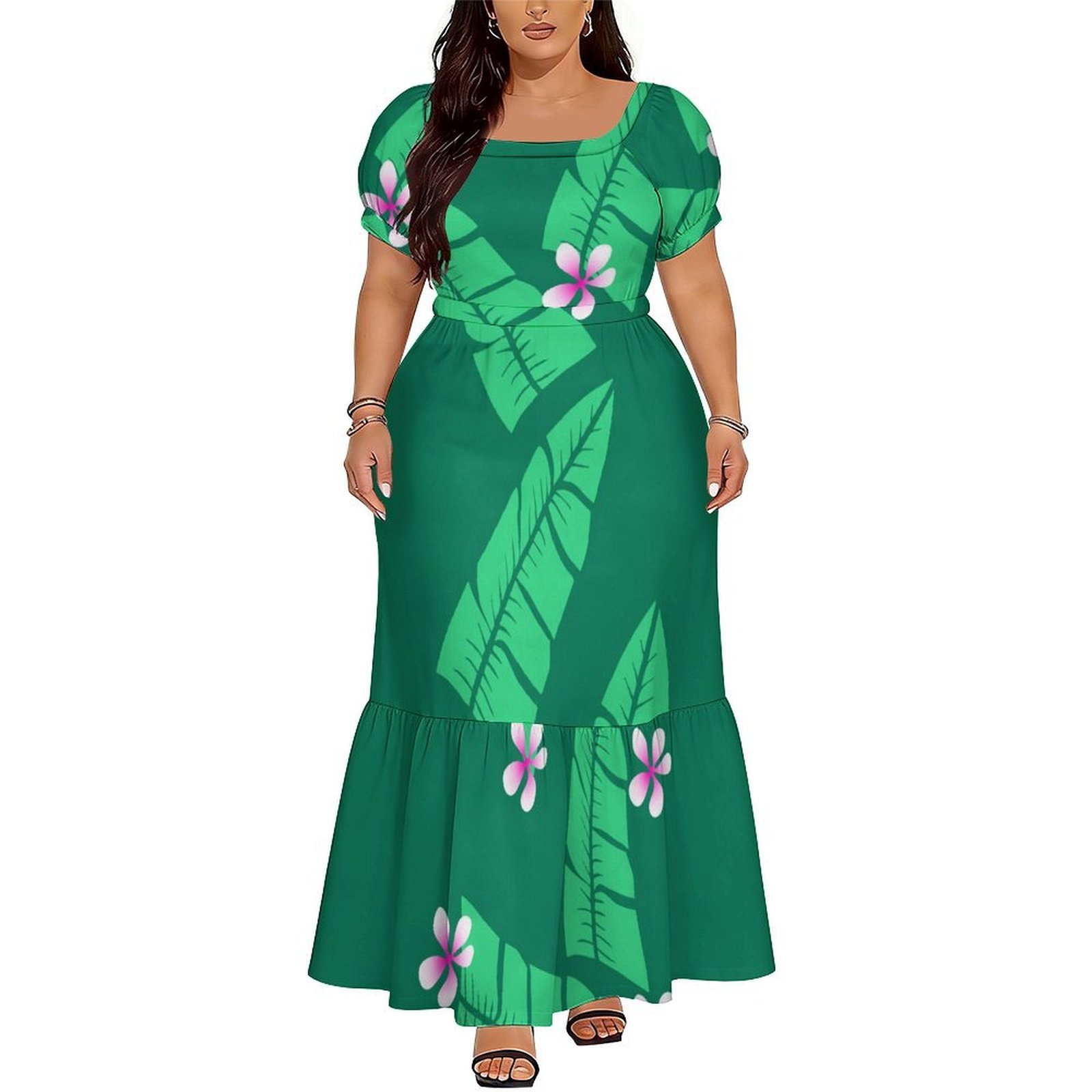 Comfortable Women's Short-Slee – Ethnic Gown recenzja i cena